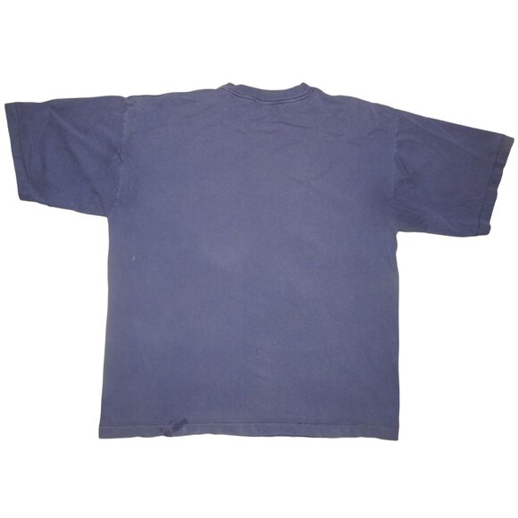 Vintage Indiana Pacers Logo Athletic THRASHED T-Shirt Men's XL Made in USA - Picture 8 of 10